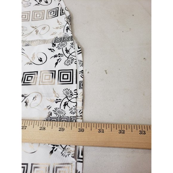 Deer Lady Mens Shirt Short Sleeve Collared Button Up Floral Print White Size XL - Picture 10 of 10